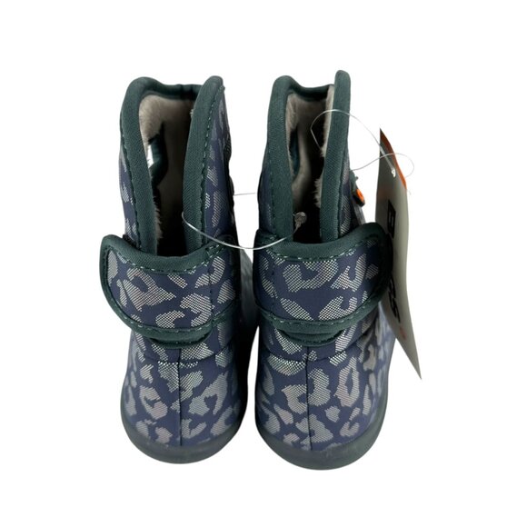 New BOGS II Metallic Leopard Waterproof Rain Boots Size 8 Toddler Kids Baby - Picture 11 of 16